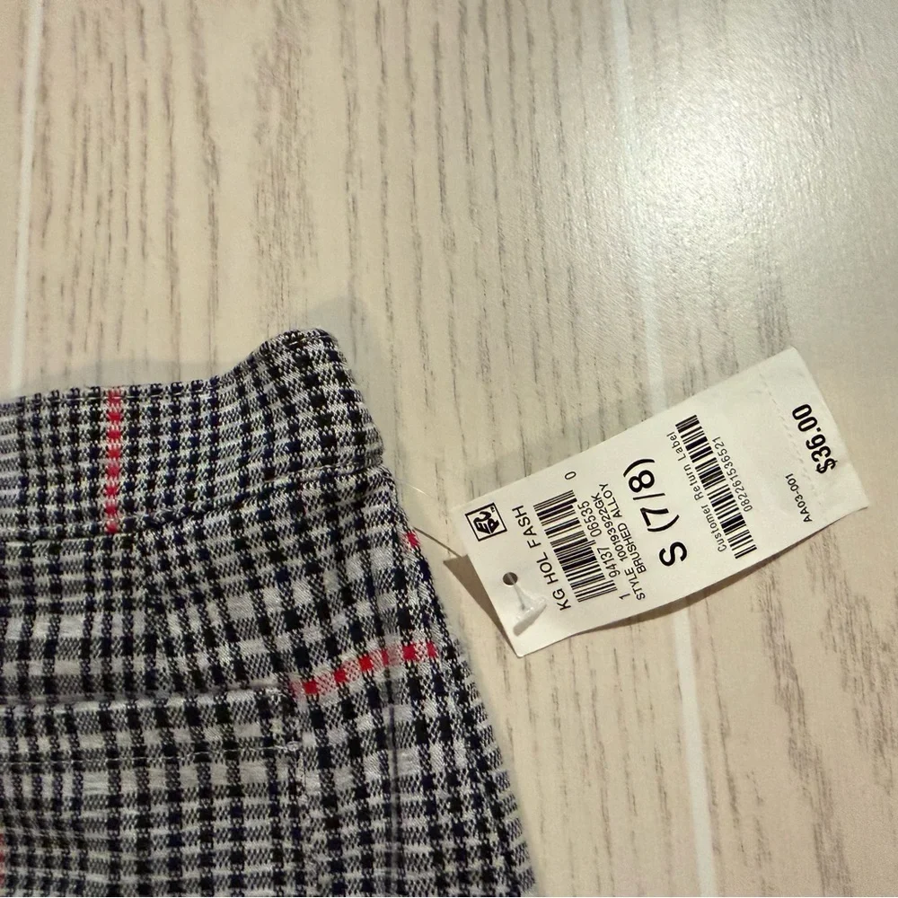 Epic Threads Preppy‎ Plaid Blazer Skirt Set Girls Size Small 7-8 NEW